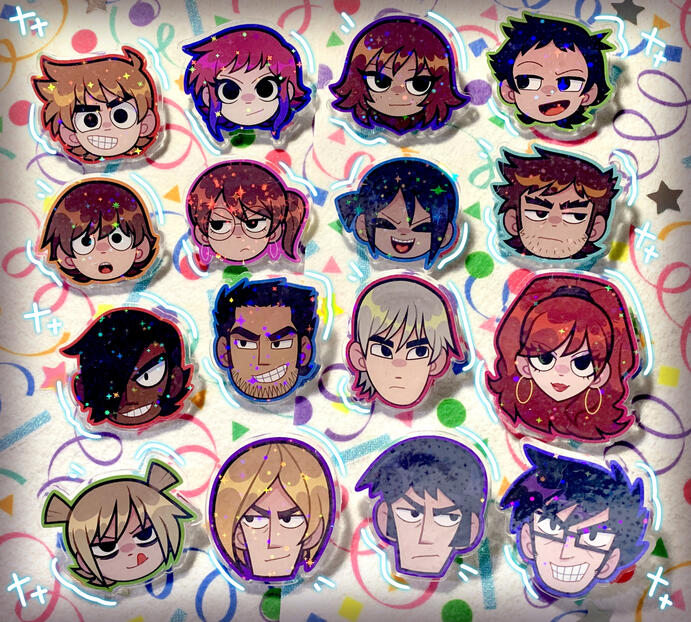 Homemade Acrylic Pins