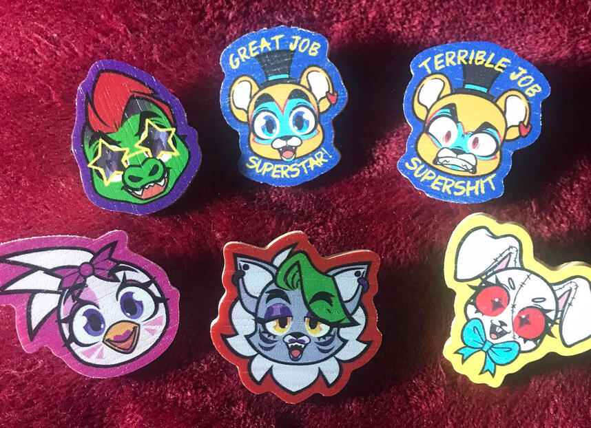 Wooden pins (set)